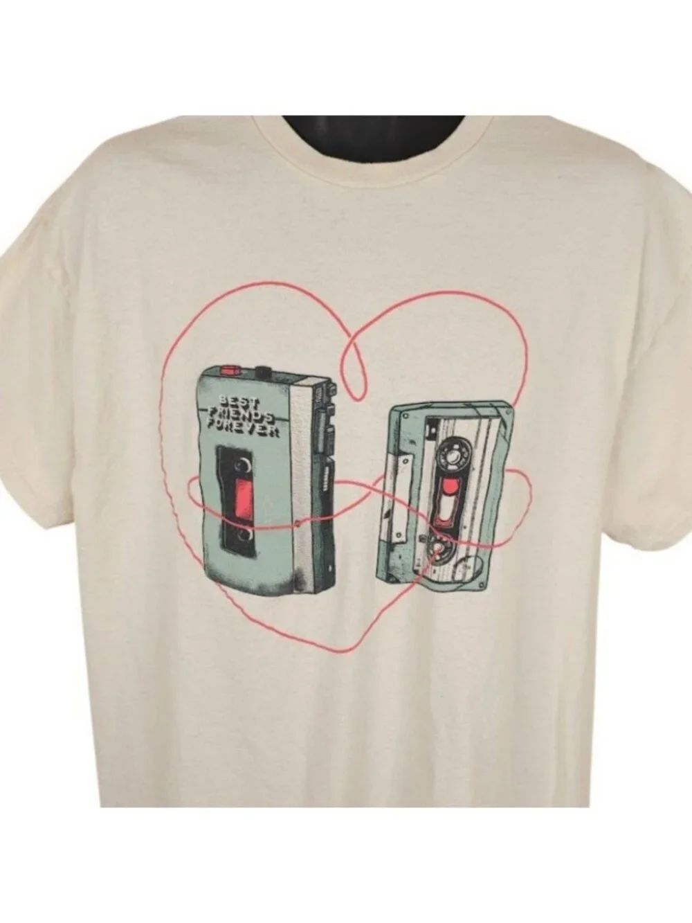 Best Friends Forever Festival T Shirt Mens Size XL Cream 2024 Inaugural Year